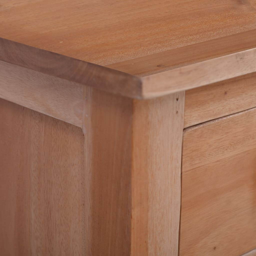 vidaXL Solid Mahogany Wood TV Cabinet TV Stand Unit Lowboard Stereo Cabinet