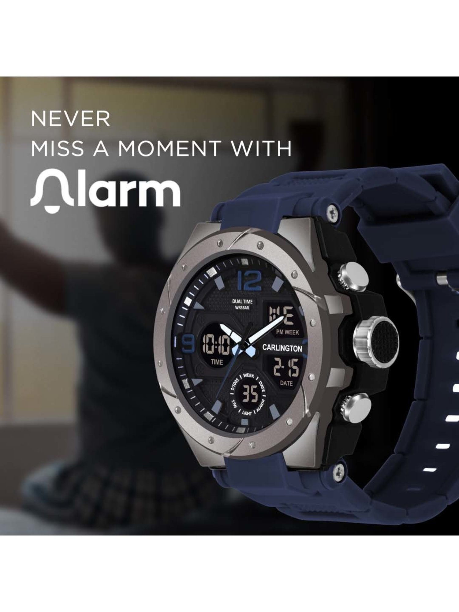 CARLINGTON Endurance 9105 Analog-Digital Watch for Men