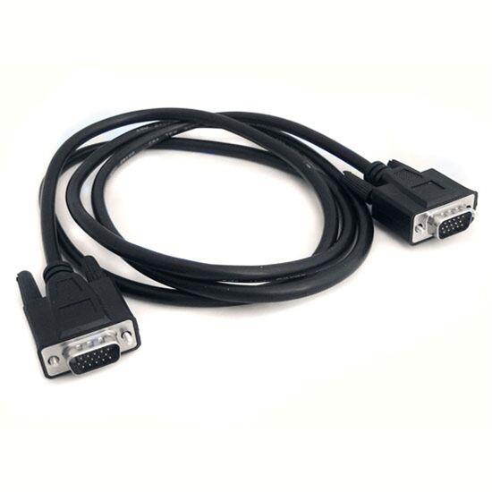 Eagle 3 FT VGA SVGA Monitor Cable Male to Male HD15 Data Transfer Black Monitor