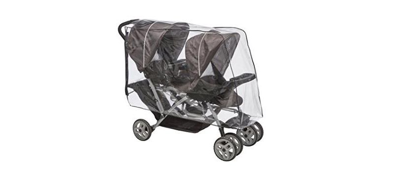 Sasha's Premium Rain Shield and Wind Cover For Baby Stroller, Compatible with Graco DuoGlider Click Connect Stroller