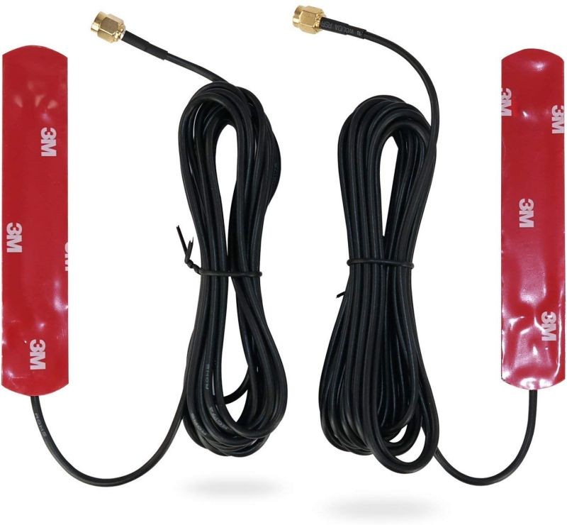 Proxicast 3G / 4G / LTE 3.5 dBi Omni-Directional Adhesive Mount Antenna for Cisco Cradlepoint Digi MoFi Pepwave Proxicast Sierra Wireless Sixnet/Red Lion and Many Others (2-Pack for MIMO)