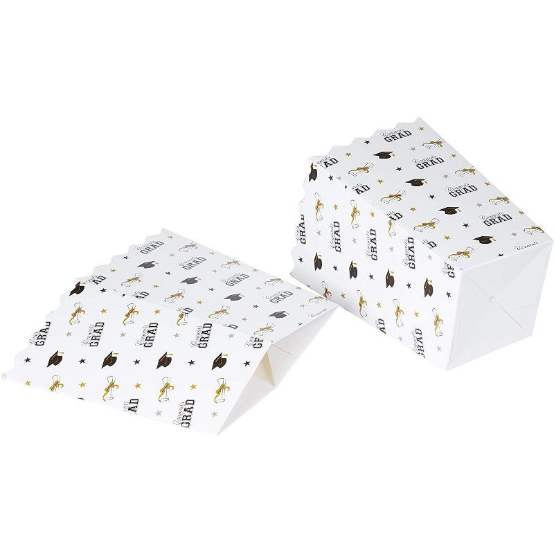 Big Dot of Happiness Gold Glitter 2021 Party Straws - No-Mess Real Gold Glitter Cut-Out Numbers & Decorative Graduation Paper Straws - Set of 24