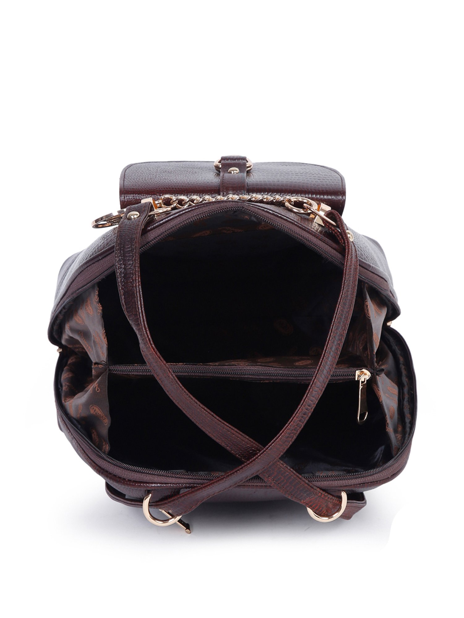 Tohl Fenwick Black Leather Medium Backpack