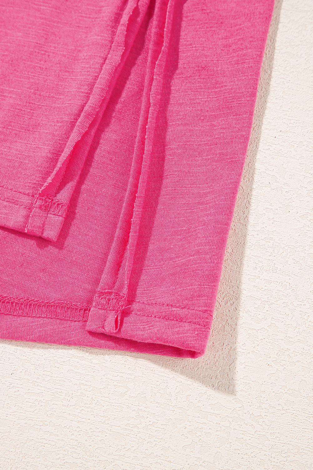 Rose Leopard Print V Neck Plus Size Tee