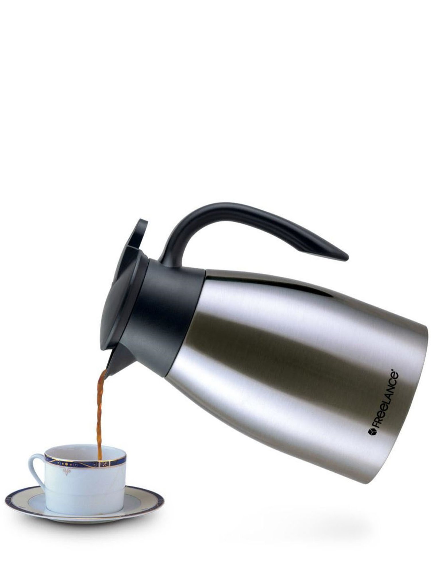 Freelance Silver Steel 2000 ml Vacuum Flask