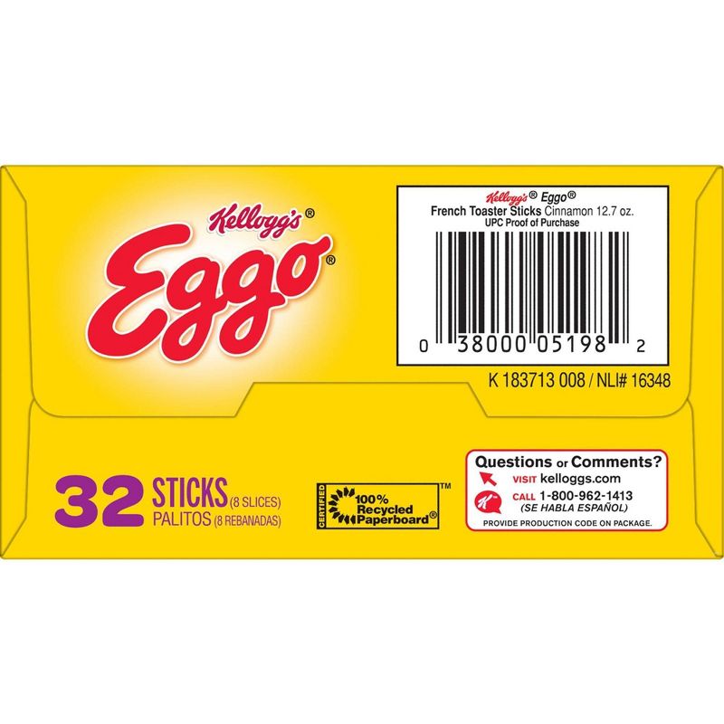 Kellogg's Eggo Cinnamon Frozen French Toaster Sticks - 12.7oz