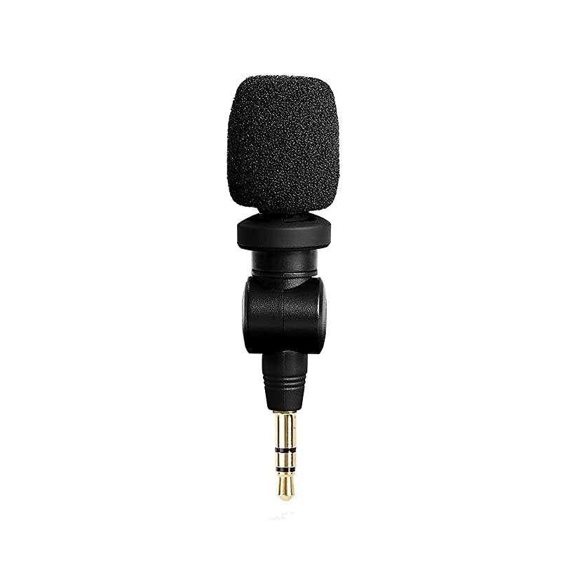 SRXM1 35mm TRS Omnidirectional Microphone Plug and Play Mic for DSLR Cameras Camcorders CaMixer SmartMixer LavMic SmartRig+ and UWMIC9UWMIC10UWMIC15 Wireless Microphone Systems