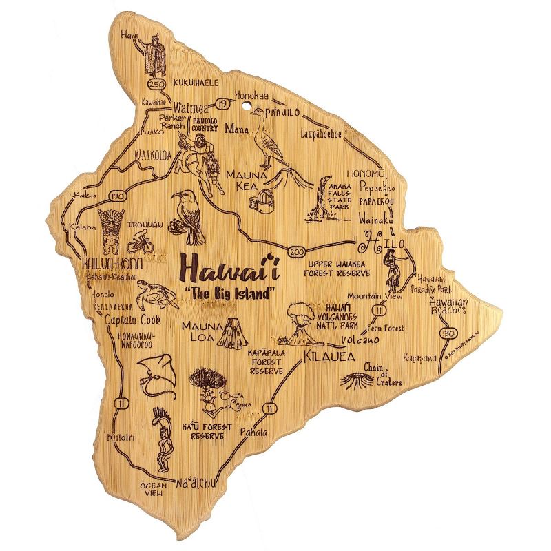 Totally Bamboo Destination Hawaii Serving and Cutting Board
