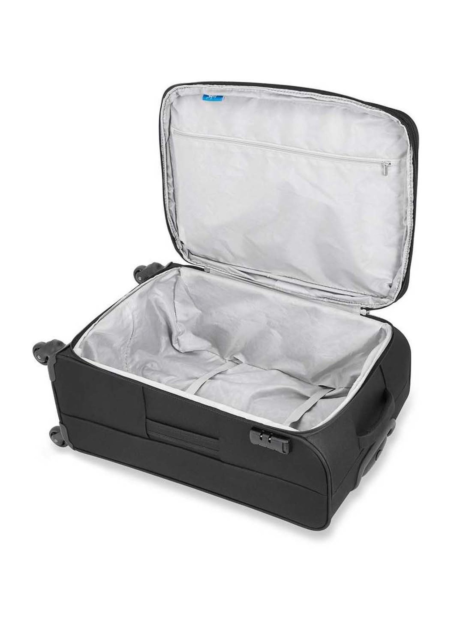 Skybags Trick Black Striped Soft Medium Trolley Bag - 43 cm