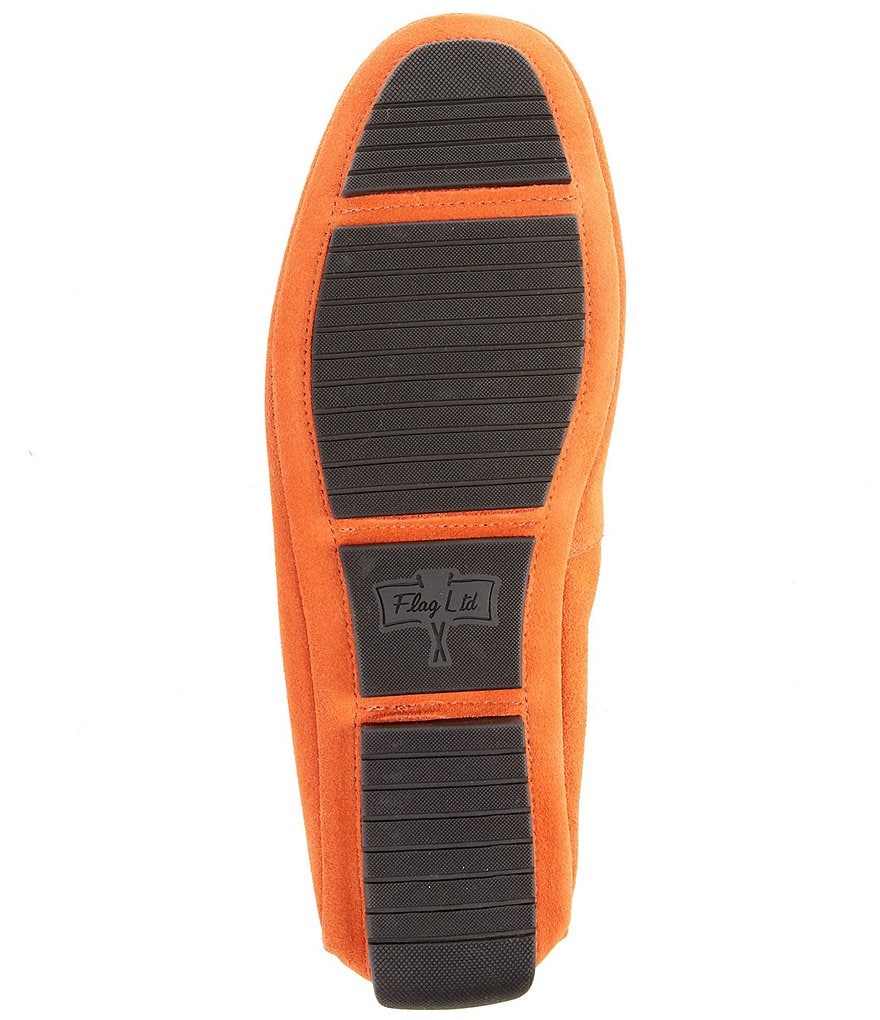 Flag LTD. Men's Morgan Suede Leather Penny Loafer Moccasins