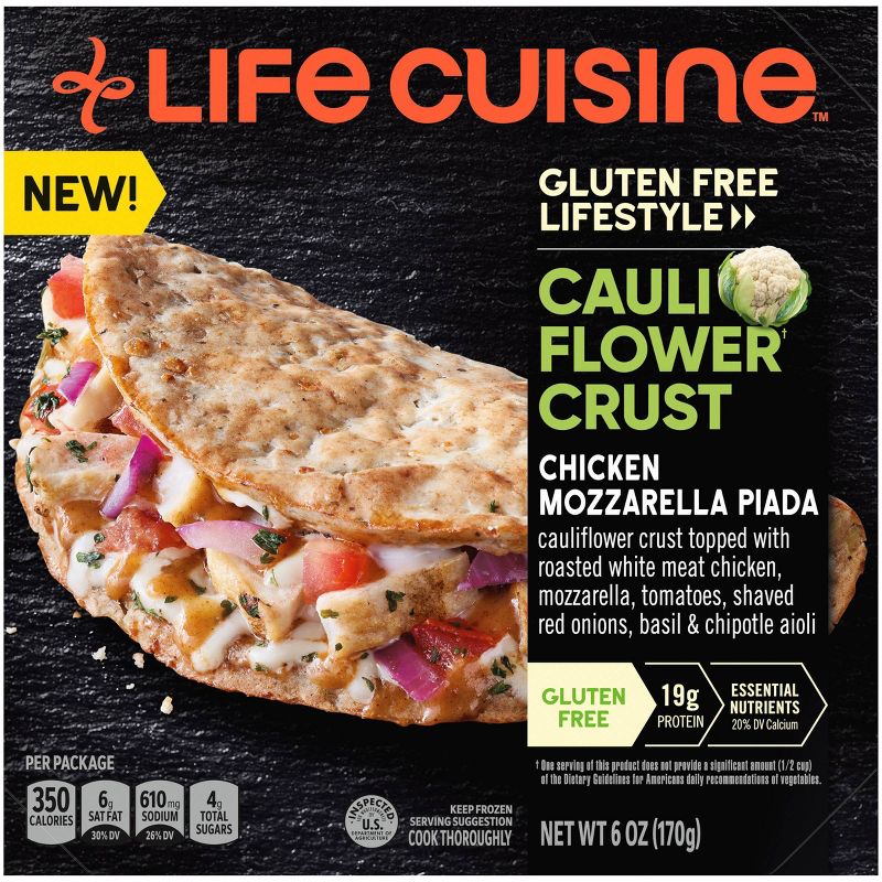 Life Cuisine Frozen Chicken Mozzarella Piada - 6oz