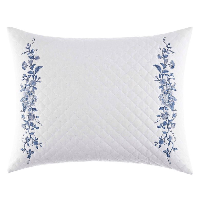 16"x20" Charlotte China Throw Pillow Blue - Laura Ashley