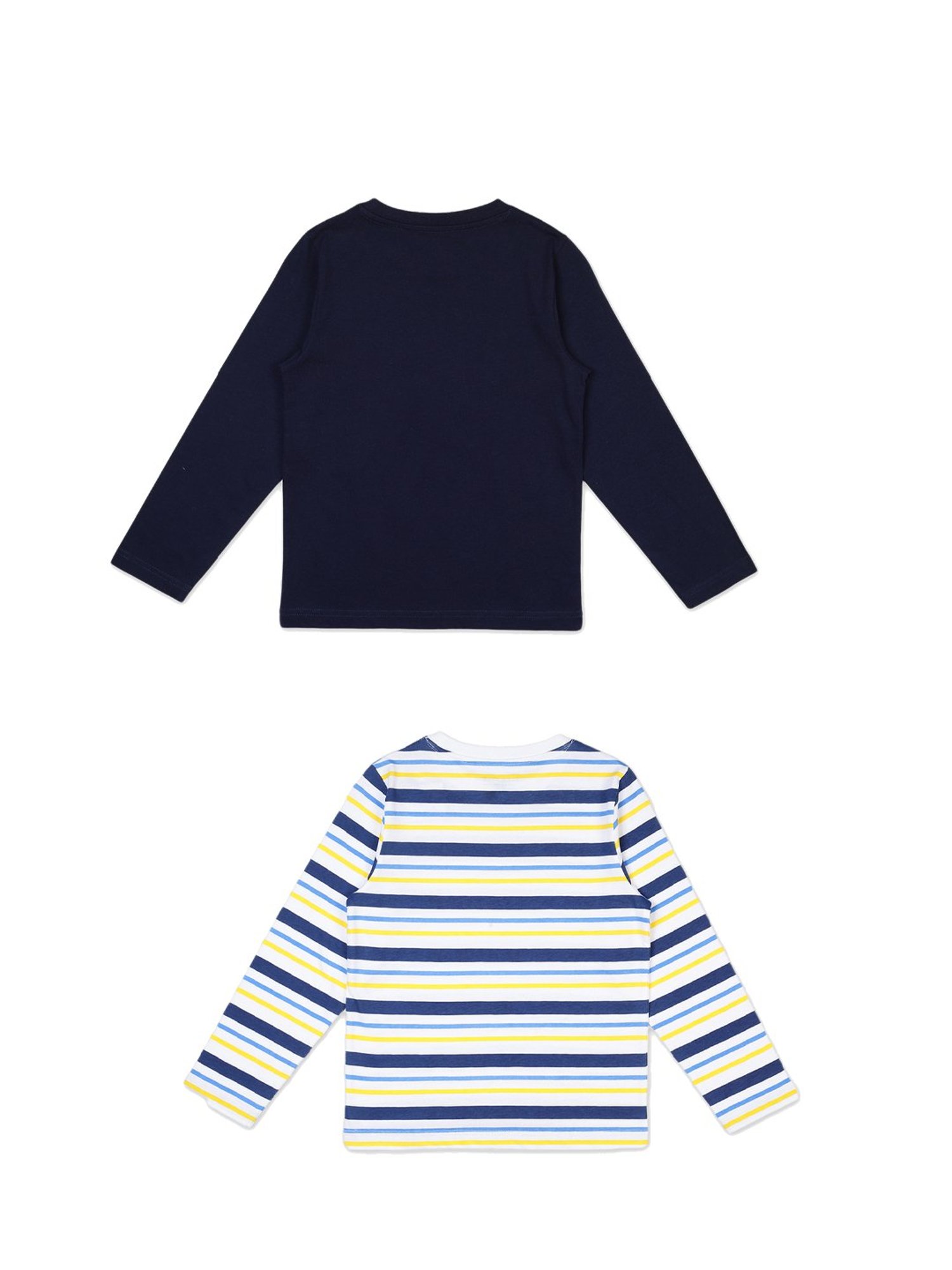 Plum Tree Kids Multicolor Printed T-Shirts