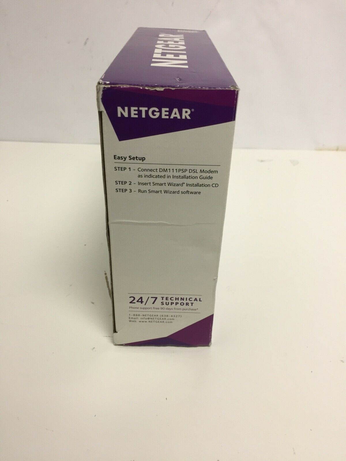 Netgear DM111PSP-100NAS Broadband ADSL2+ Modem - White