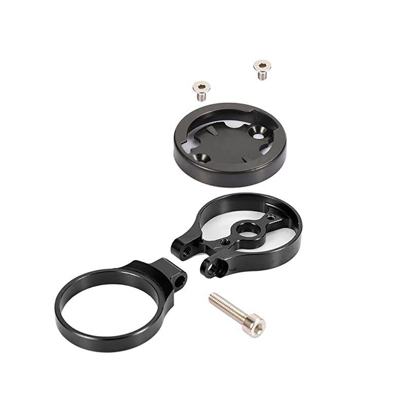 Bike Stem Mount Holder Compatible with Garminfor Brytonfor Cateye ComputerBicycle Stem Computer Extension HolderAngle Adjustable Black
