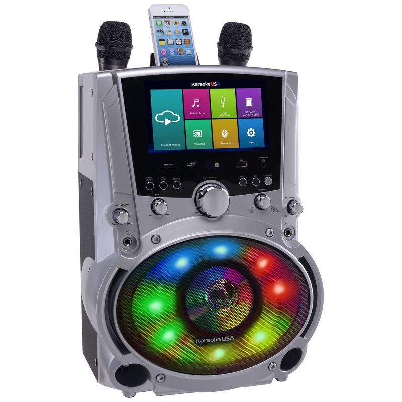 Karaoke USA All-In-One Wi-Fi Multimedia Karaoke System With 7" LCD Touch Screen (WK760)
