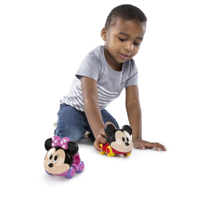 Bright Starts Disney Go Grippers Mickey or Minnie Assortment - 1 Car, Character will Vary