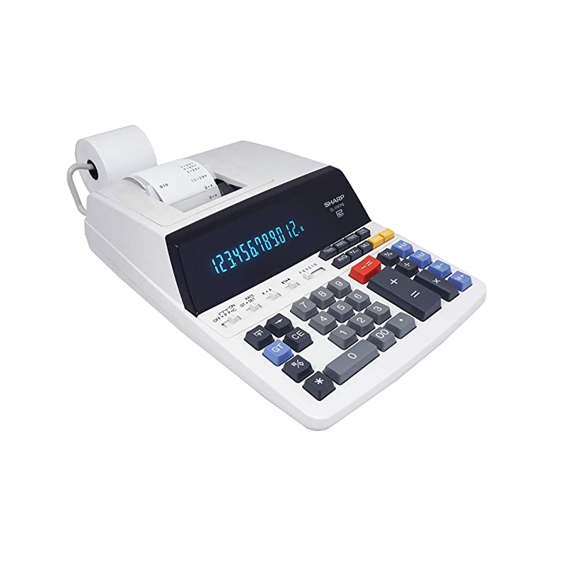 EL-1197PIII Heavy Duty Color Printing Calculator with Clock and Calendar