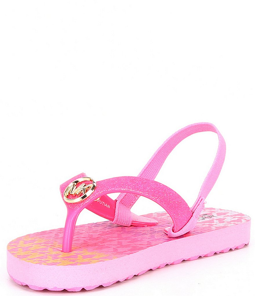 MICHAEL Michael Kors Girls' Endine Flip Flops (Infant)