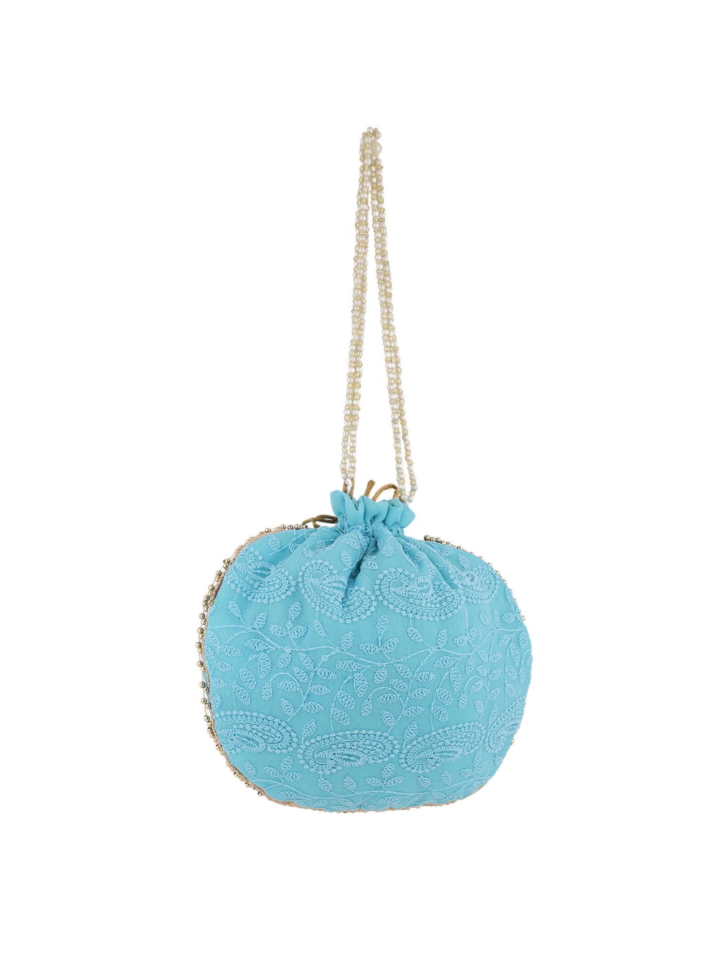 Aditi Wasan Blue Printed Potli