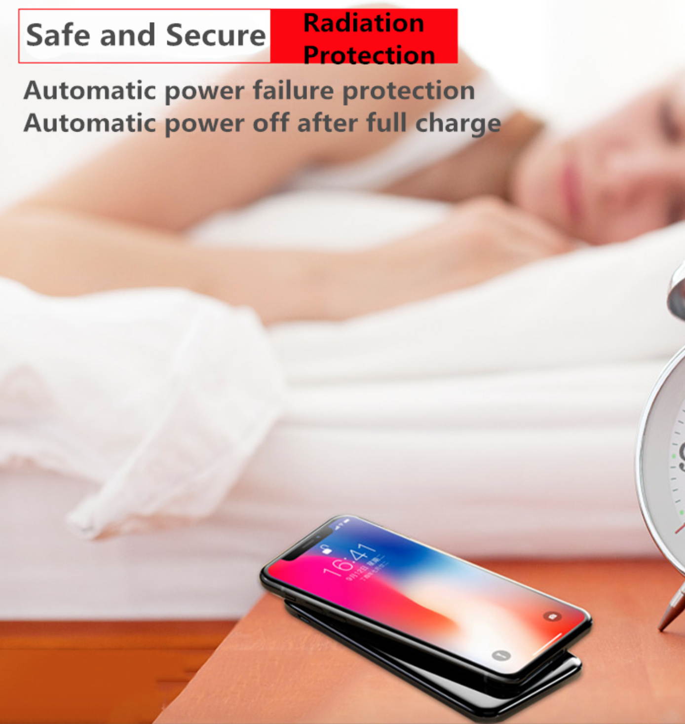 Power Bank 900000mAh Qi Wireless External Battery Charger Portable Fast Charging