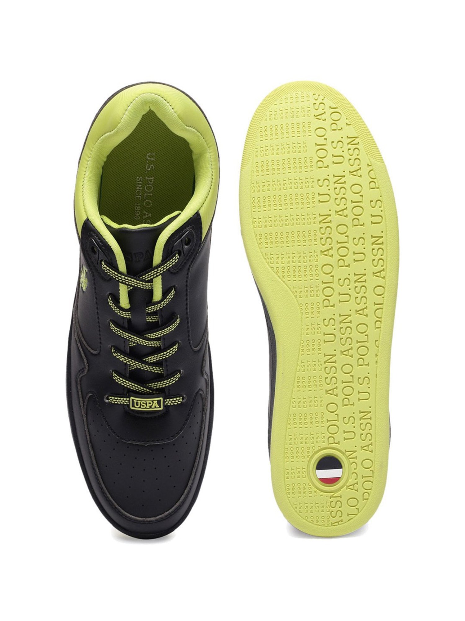 U.S. Polo Assn. Men's MILO Black Casual Sneakers