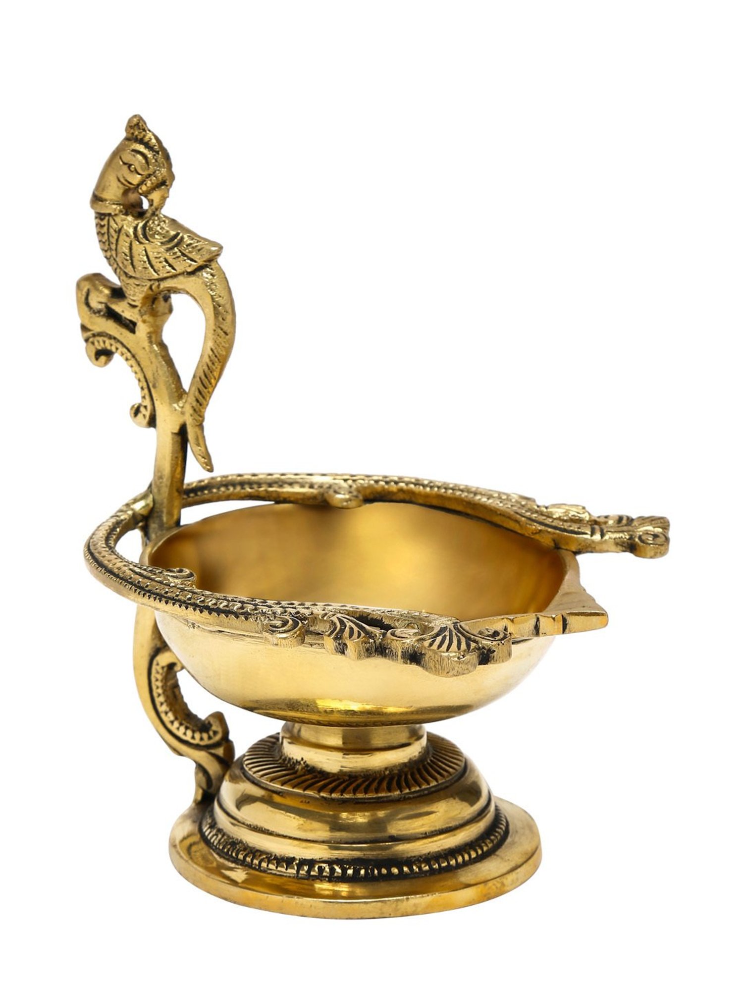 Fabindia Home Mehnoor Bronze Metal Hanging Oil Diya