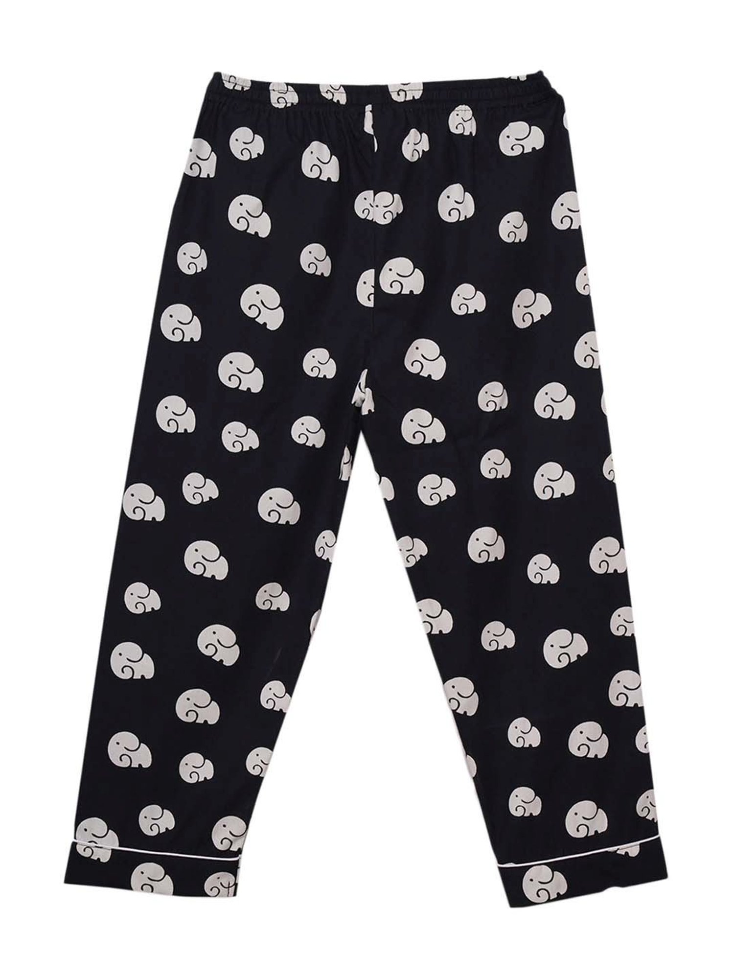 Fluffalump Boys Multicolor Cotton Printed Nightwear Top & Pants Set