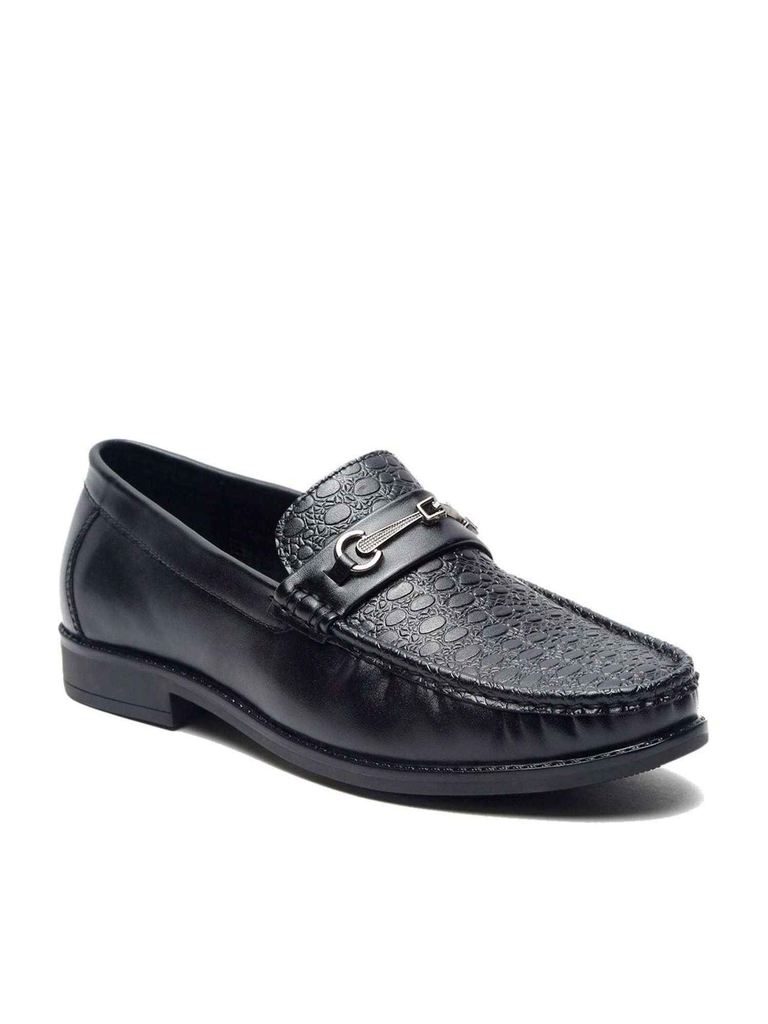 Apsis Men's Black Casual Loafers