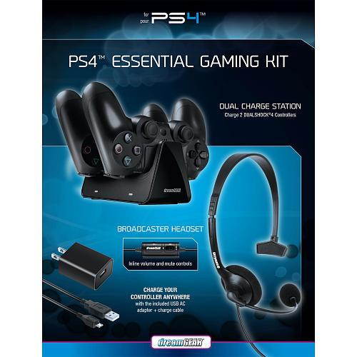 dreamGEAR Essential Gaming Kit for Sony PS4