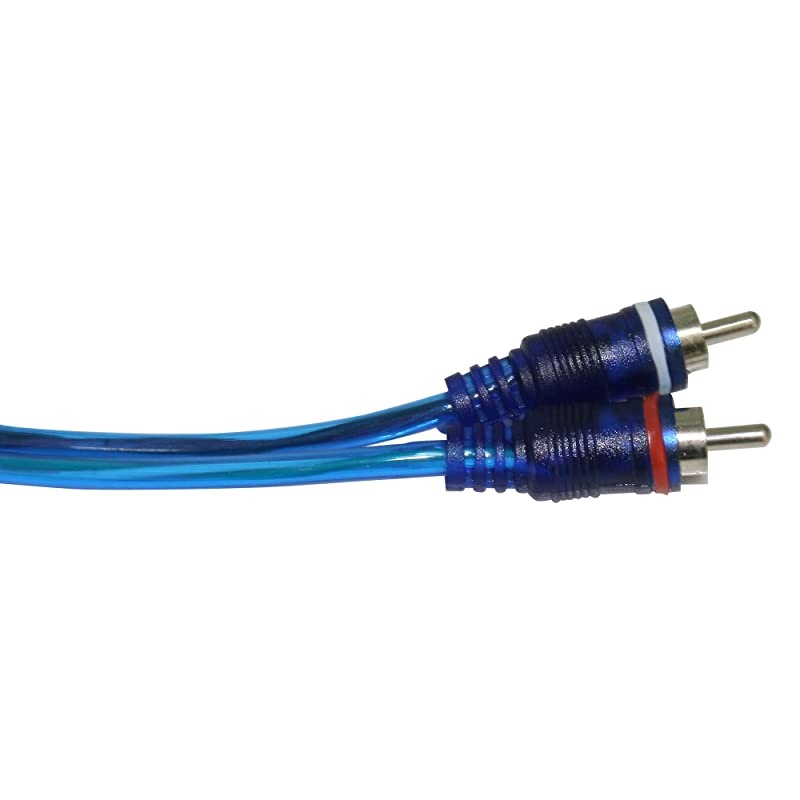 1 Female to 2 Male RCA Y-Shape Splitter Cable Adapter for Car Audio Vedio Speaker Pack of 5 (1 Female to 2 Male)