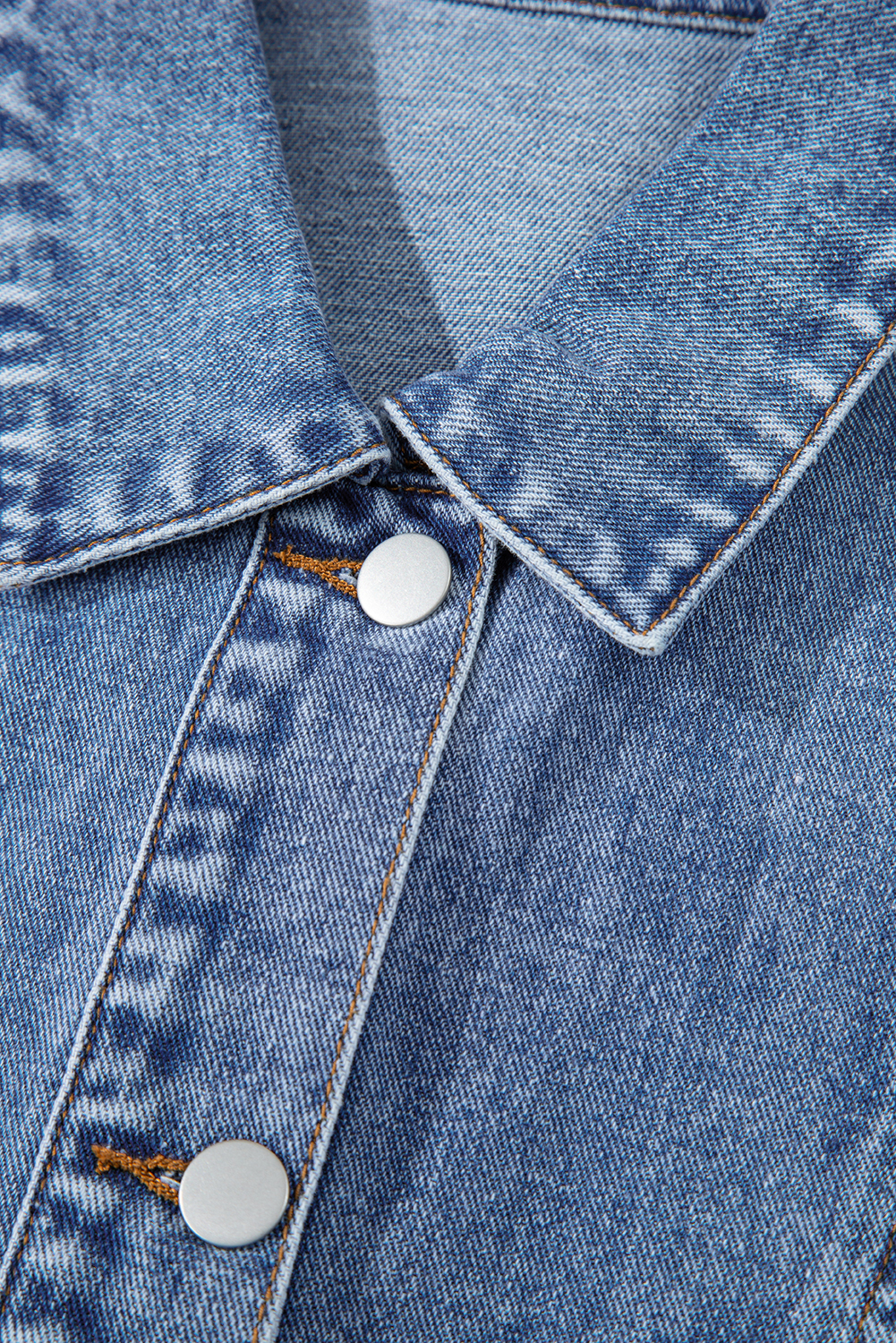 Brown Plaid Button Up Long Sleeve Flannel Shacket