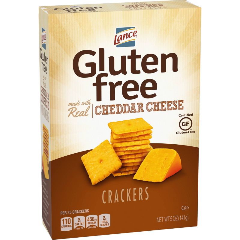 Lance Real Cheddar Cheese Gluten Free Crackers - 5oz