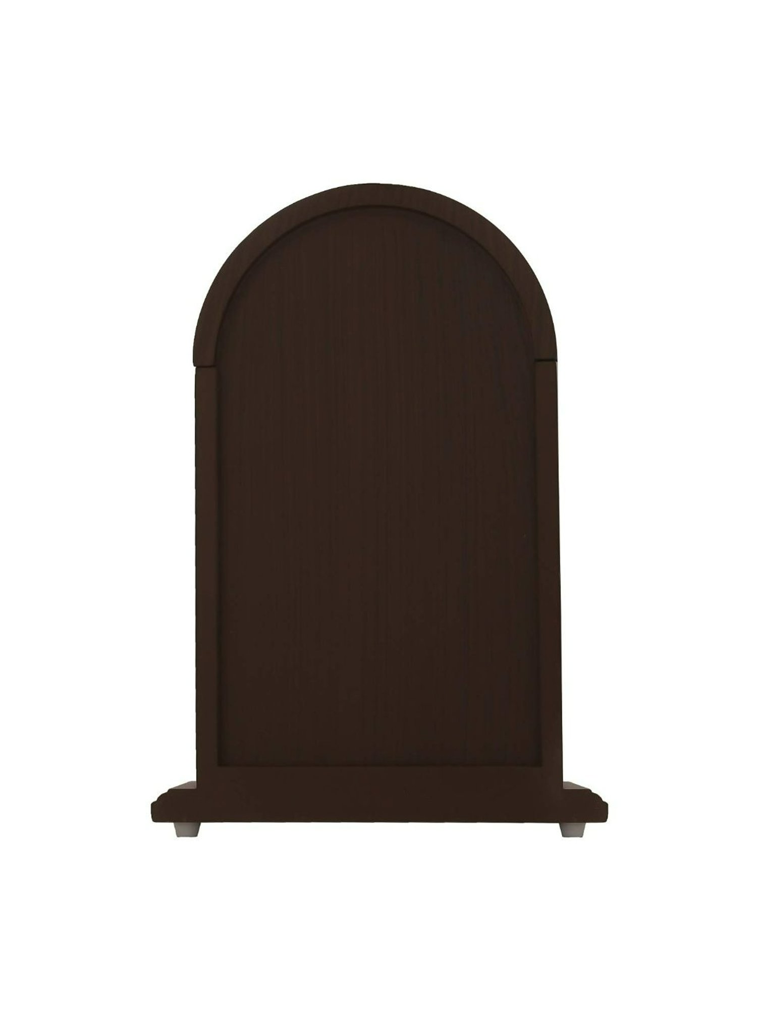 CHRONIKLE Vertical Rosewood Brown Wood Table or Desk Clock