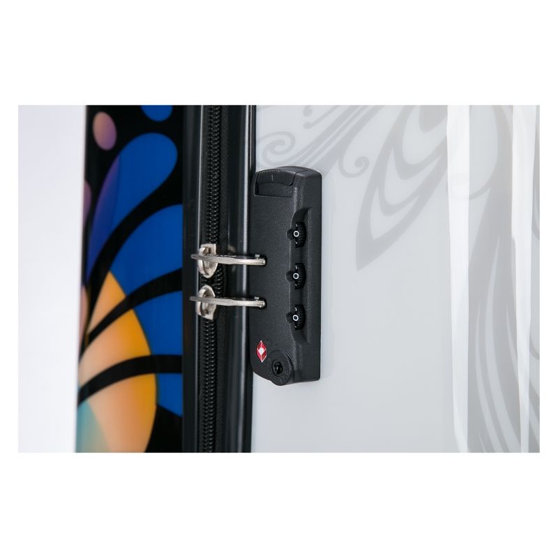 InUSA Prints 28" Hardside Spinner Suitcase - Butterfly