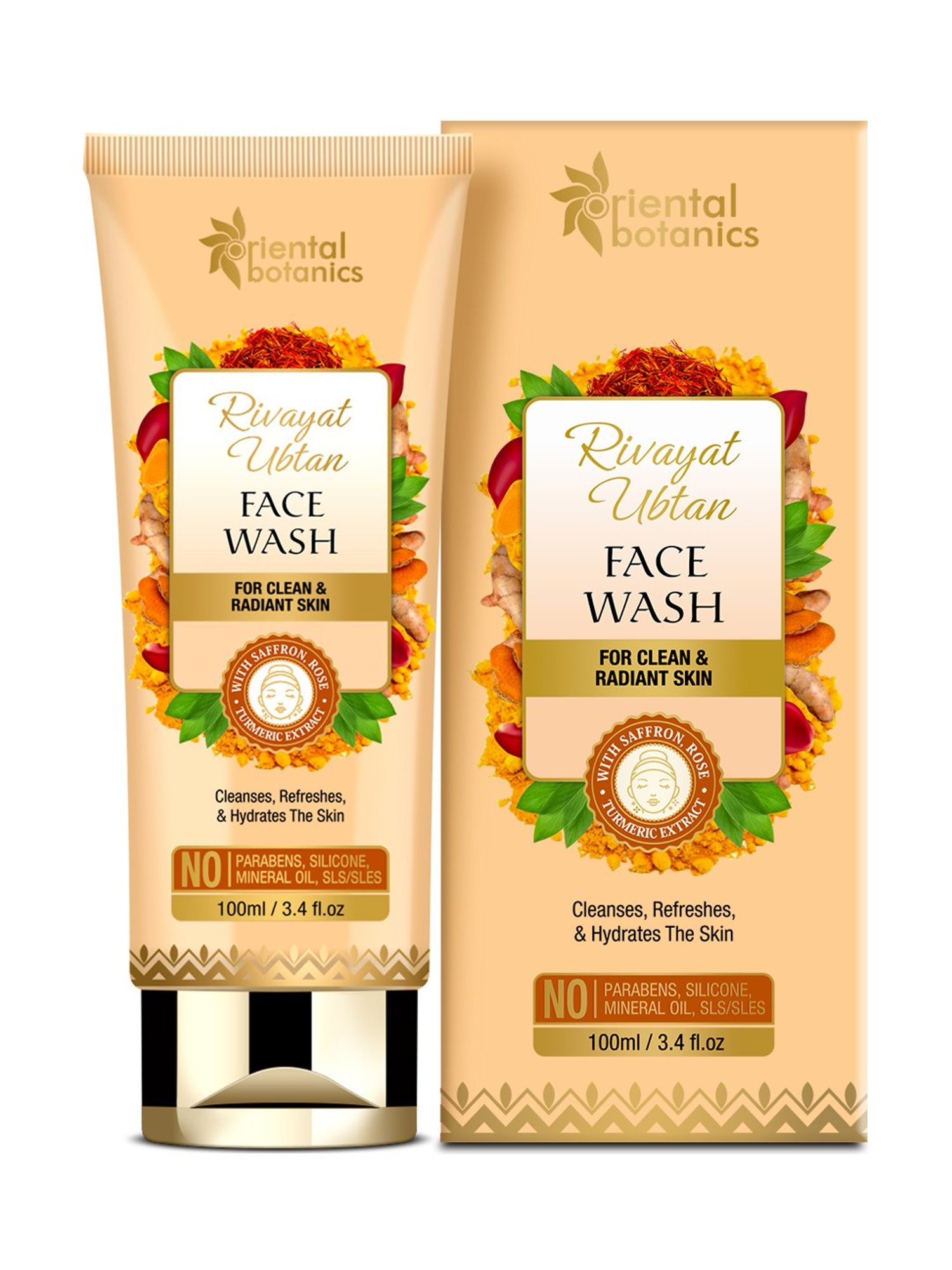 Oriental Botanics Rivayat Ubtan Face Wash - 100 ml