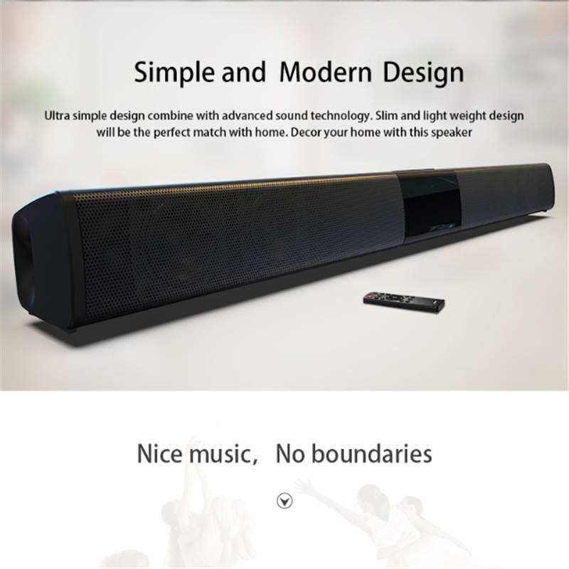 Wireless Bluetooth TV Sound Speaker Sound Bar Subwoofer for Home Theater
