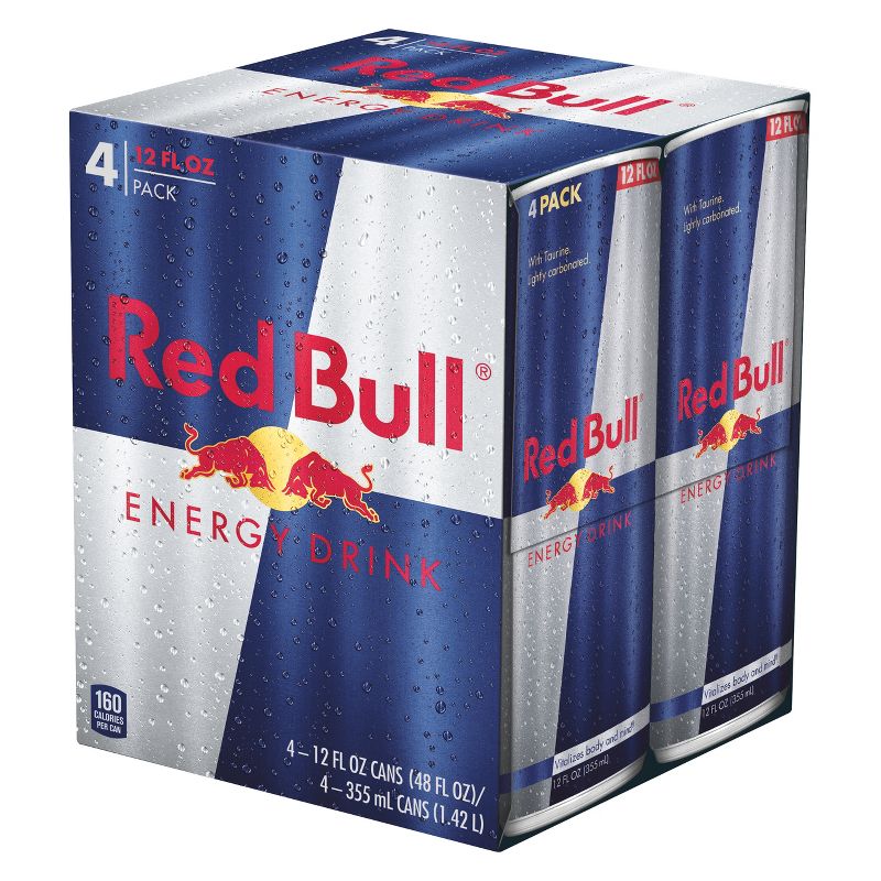 Red Bull Energy Drink - 4pk/12 fl oz Cans