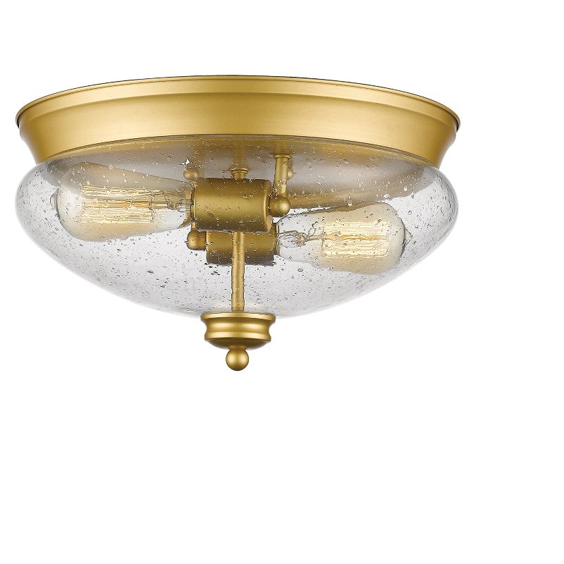 7.5" Ceiling Light Flush Mount Satin Gold - Z-Lite