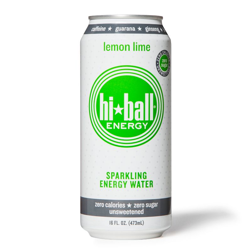 Hi-Ball Energy Lemon Lime Sparkling Water - 16oz