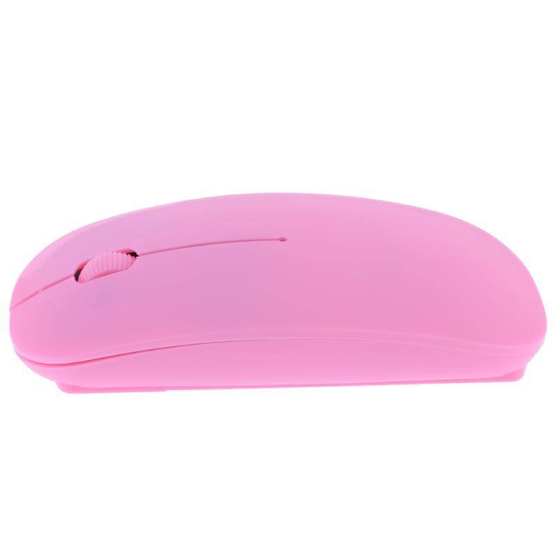 Portable 2.4GHz Wireless Optical Gaming Mouse Gamer Mice 1000DPI Ultra-thin 3-Button Wireless Photoelectric Mouse for PC Laptop