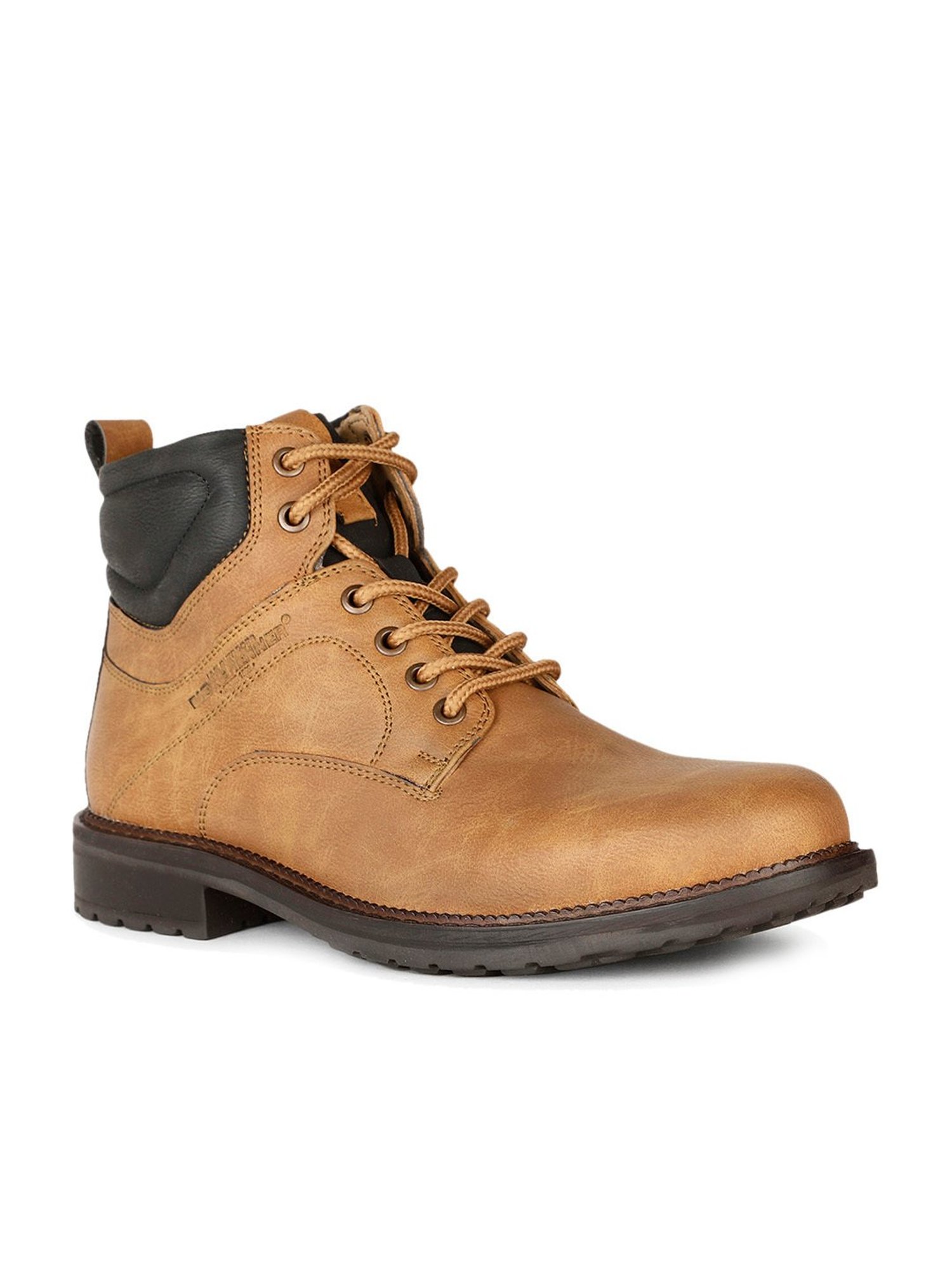 Weinbrenner by Bata Men's Tan Derby Boots