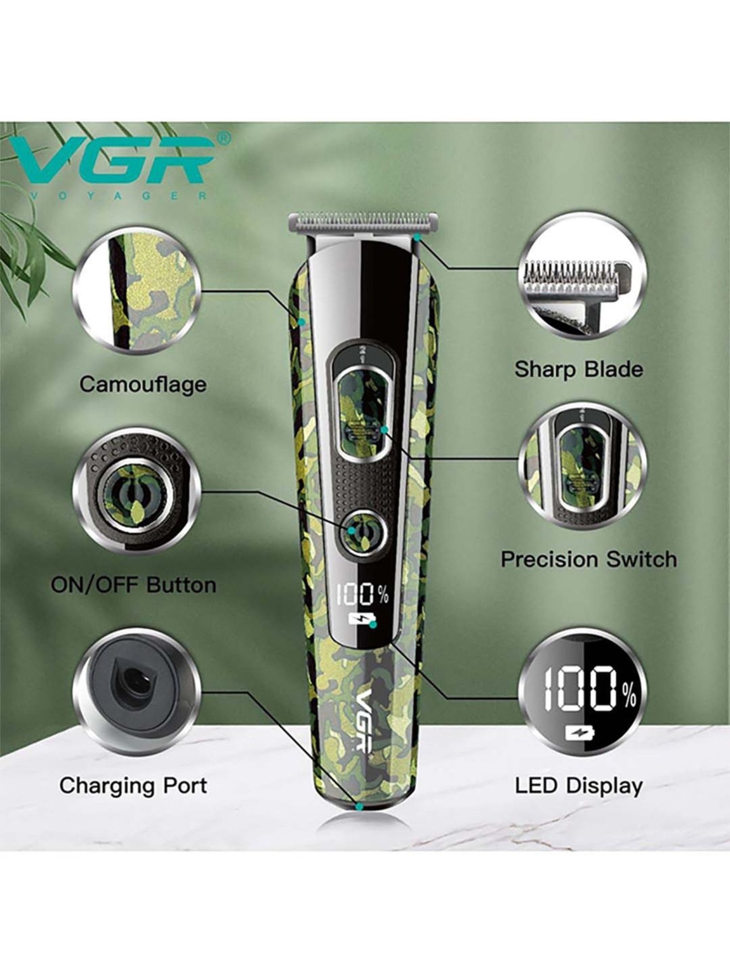 Wahl Professional Moser 1400 Germany Hair Clipper (Maroon)