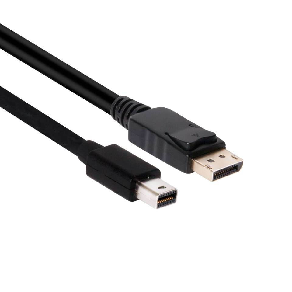 Club3D CAC-2163 6.56 ft. Mini DisplayPort to DisplayPort 1.2 HBR2 Cable M/M 2m/6.56ft 30AWG