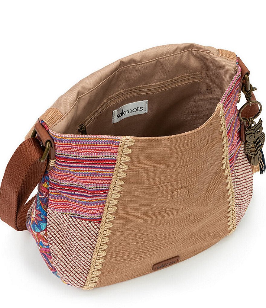 Sakroots Foldover Colorblock Crossbody Bag