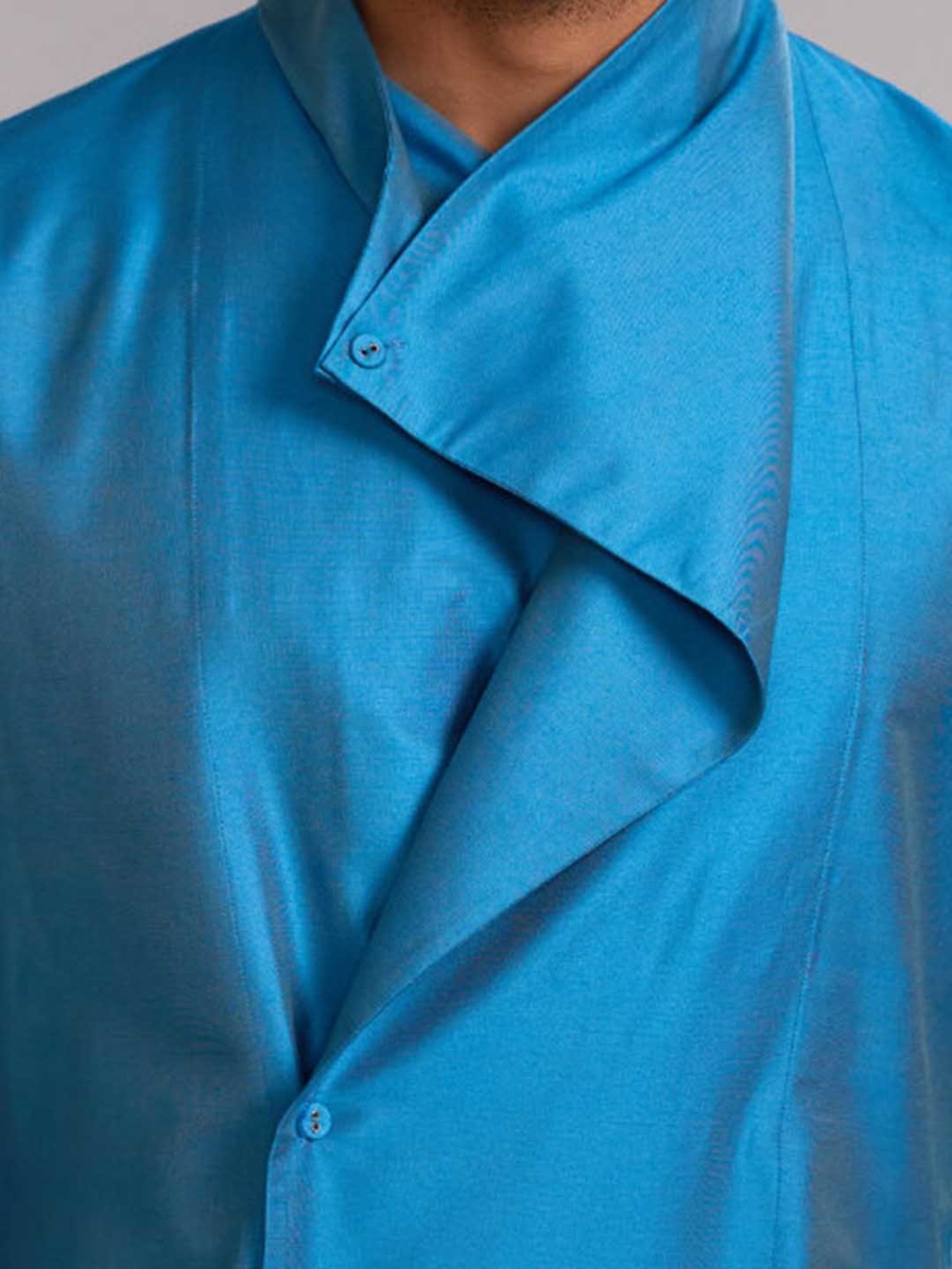 Abhishti Blue Straight Fit Kurta & Salwar Set