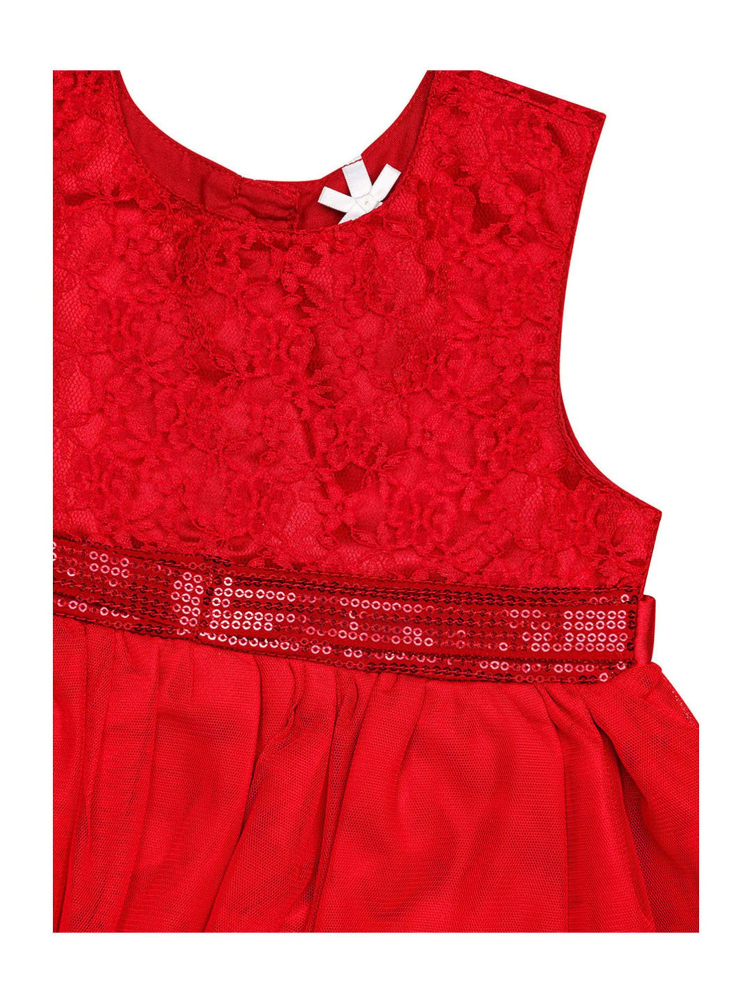 Pink Chick Kids Navy Solid Party Gowns