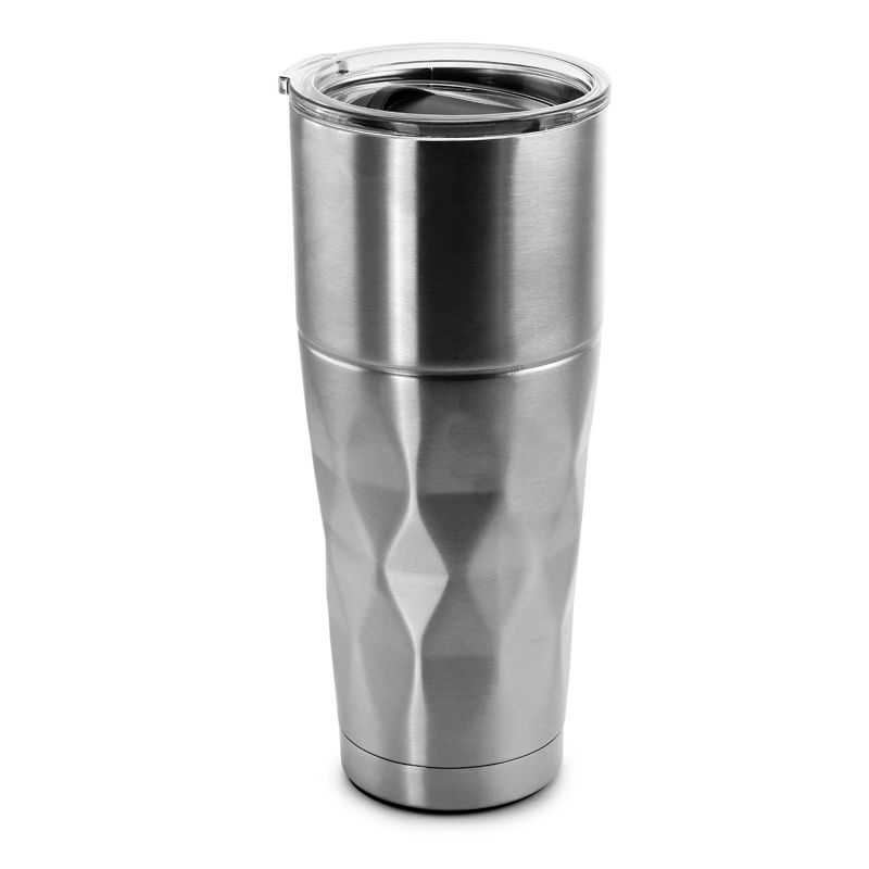 Mr. Coffee Kellan 26 Ounce Stainless Steel Thermal Tumbler with Lid in Silver