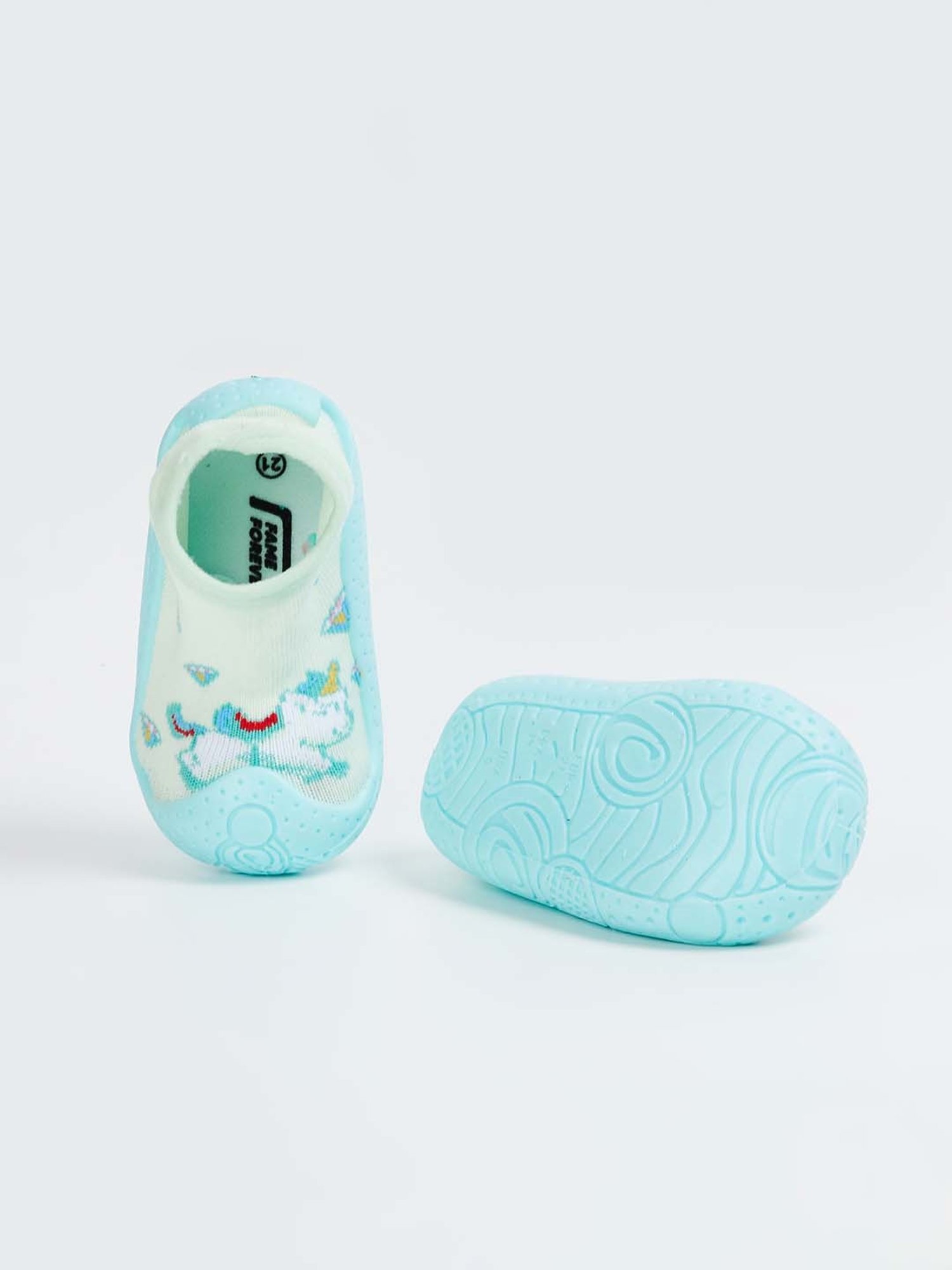 Fame Forever by Lifestyle Kids Mint Green Slip-on Shoes