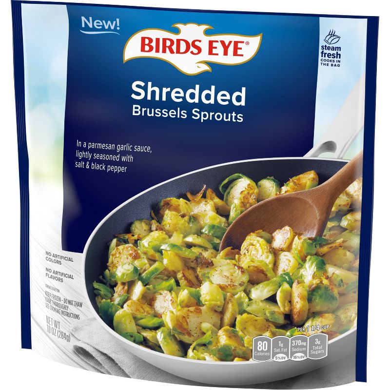 Birds Eye Shredded Frozen Brussel Sprouts in Garlic Sauce -  10oz